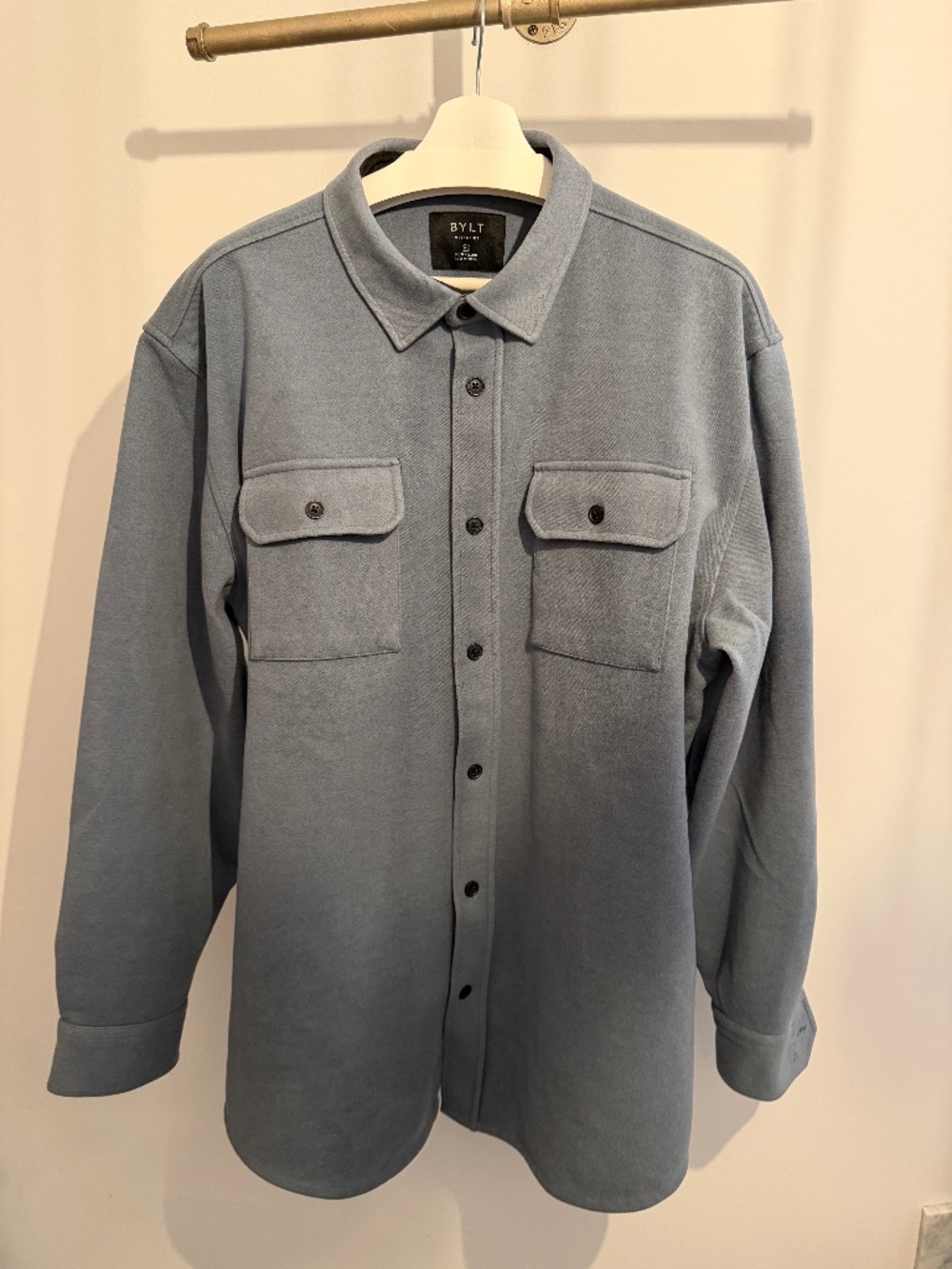 BYLT Basics Bylt Premium Basics Coastal Overshirt / XXL / Light Blue